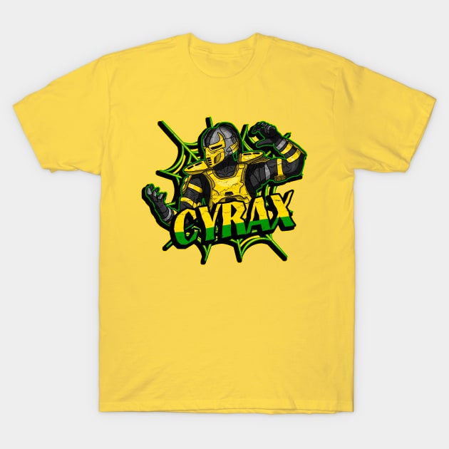 Cyrax Mortal Kombat T-Shirt by Brom Store